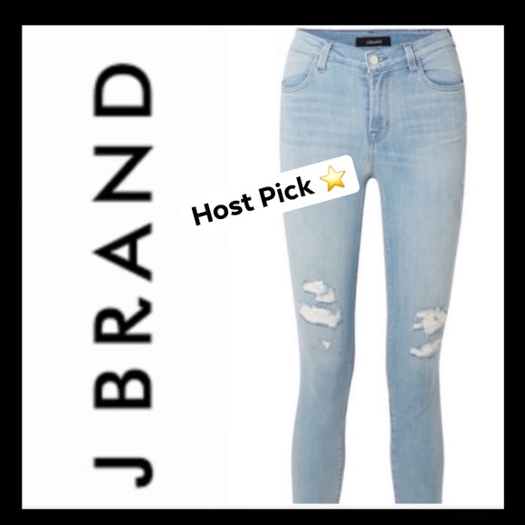 ⭐️HP⭐️NWT J BRAND Alana Cropped High-Rise Skinny - Picture 4 of 11